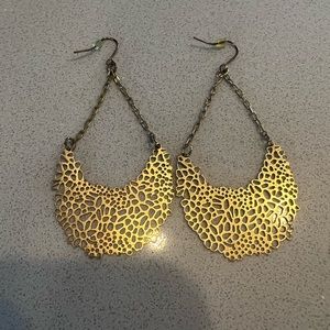 Anthropologie lace earrings